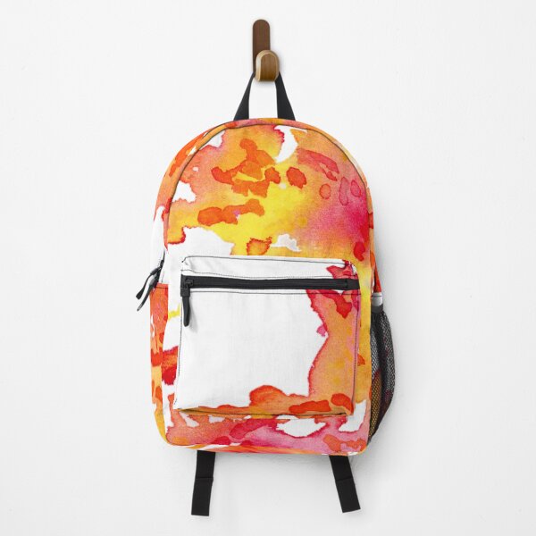 Item preview, Watercolor red yellow paint explosion designed and sold by Sonderblume.