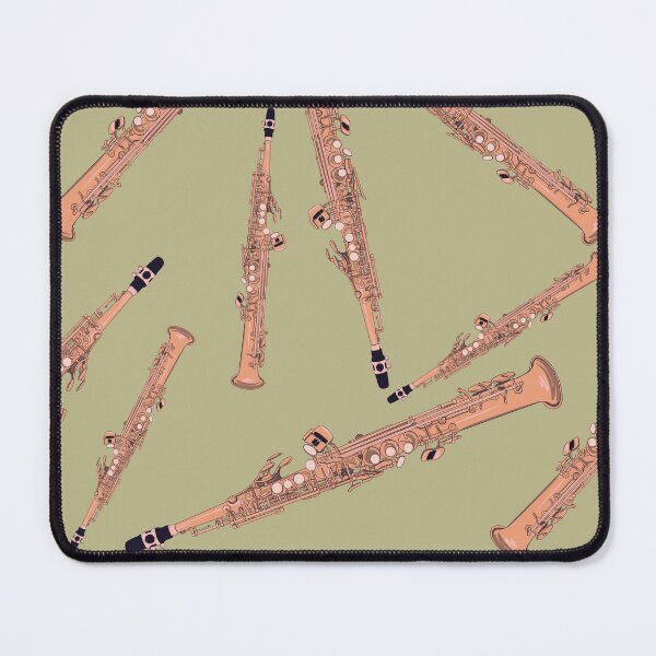 Item preview, Soprano Sax Pattern (sage) designed and sold by jasmijndeklerk.