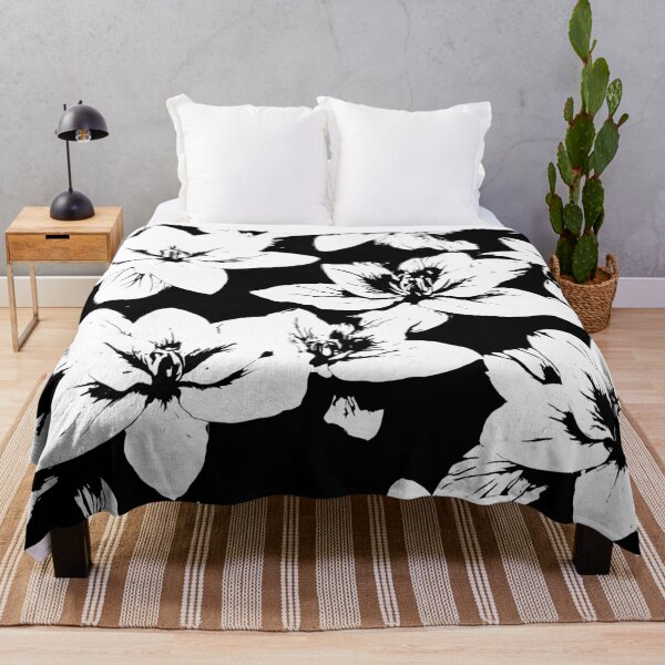Item preview, Black and White Flowers designed and sold by corexxo.