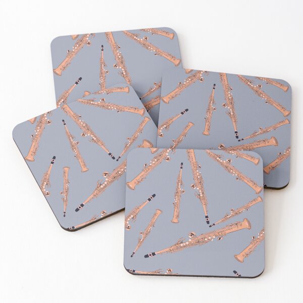 Item preview, Soprano Sax Pattern (pastel blue) designed and sold by jasmijndeklerk.