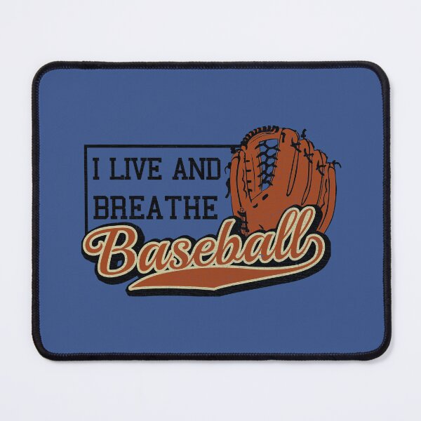 Item preview, Vintage Baseball - I live and breathe Baseball - Baseball player designed and sold by brindled.