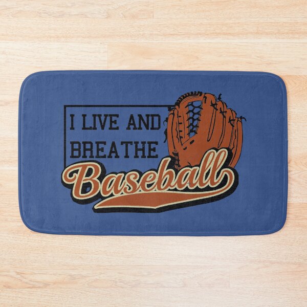 Item preview, Vintage Baseball - I live and breathe Baseball - Baseball player designed and sold by brindled.