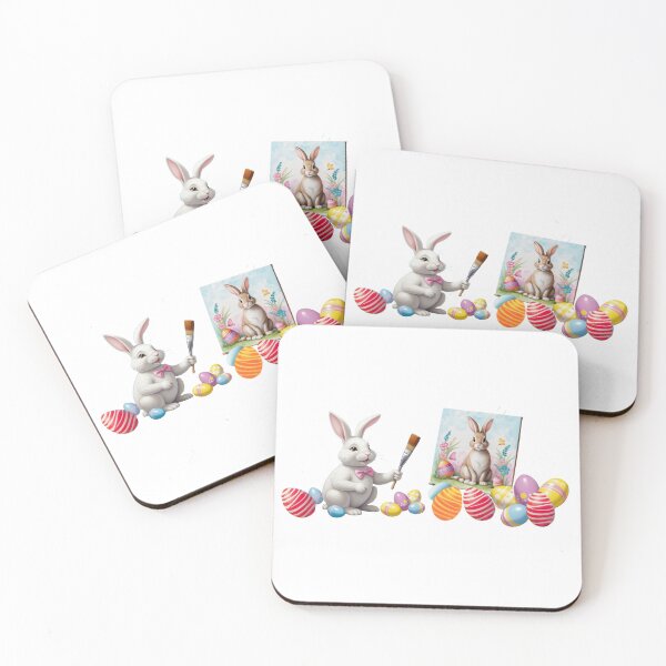Item preview, Cute Rabbit, Rabbit the artist, happy Easter gift to everyone. designed and sold by RoseAIArtRhythm.