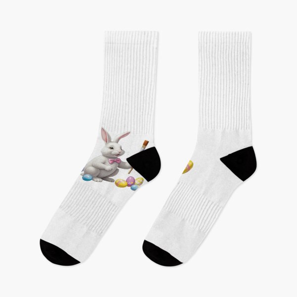 Item preview, Cute Rabbit, Rabbit the artist, happy Easter gift to everyone. designed and sold by RoseAIArtRhythm.