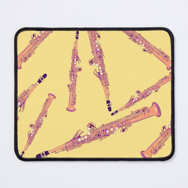 Item preview, Soprano Sax Pattern (yellow) designed and sold by jasmijndeklerk.