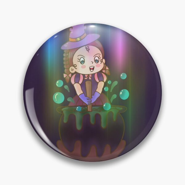 Item preview, The little witch casts a spell designed and sold by yalinnap31.