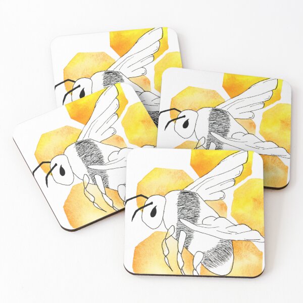 Item preview, Bee with honeycombs designed and sold by Sonderblume.