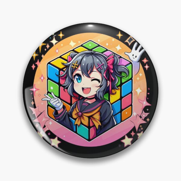 Item preview, Happy Anime Puzzle Cube  designed and sold by obviouslogic.