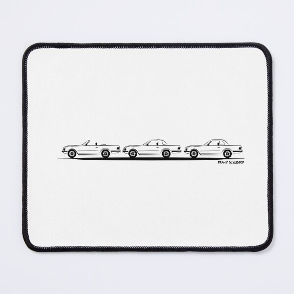 Item preview, Row of Three Mercedes SL W107 380SL 450SL 560SL  BLK designed and sold by Frank Schuster.