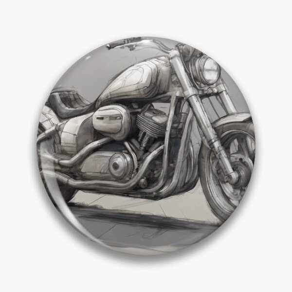 Item preview, motorcycle chopper harley draw designed and sold by ProzixART.