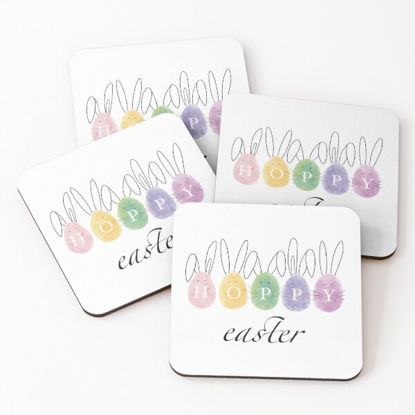 Item preview, Hoppy Easter bunnies funny eggs designed and sold by Wolshebnaja.