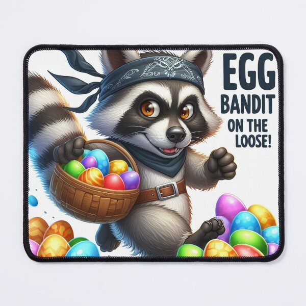 Item preview, Egg Bandit on the Loose! designed and sold by FreeSpiritArt4U.