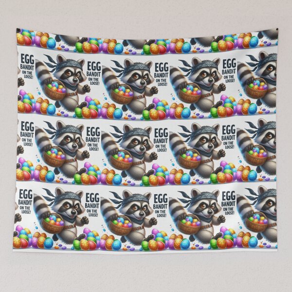Item preview, Egg Bandit on the Loose! designed and sold by FreeSpiritArt4U.