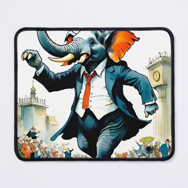 Item preview, Pachyderm’s Dance: Elephant Enchants 1900s Aristocracy designed and sold by GrizzlyCollective.