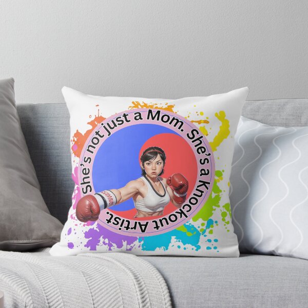 Item preview, Boxing Mom. She's not just a Mom. She's Knockout Artist. Gift for Mother day. designed and sold by RoseAIArtRhythm.