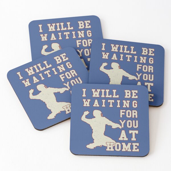 Item preview, Home Plate Bound - I Will Be Waiting for You at Home - Baseball player designed and sold by brindled.