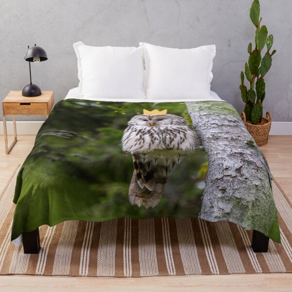 Item preview, Ural owl queen designed and sold by snowyowls.