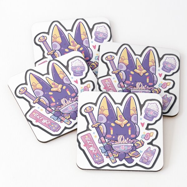Item preview, Cute Kawaii Character Eating Noodles designed and sold by StickySparkle.