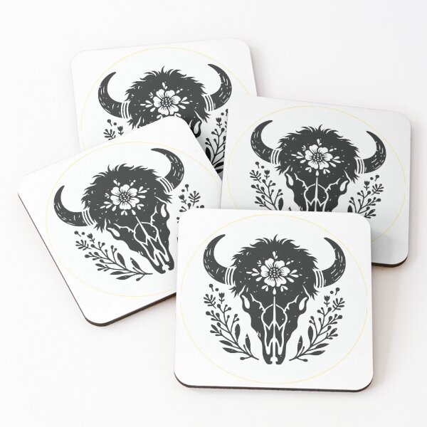 Item preview, Buffalo skull designed and sold by Wild-way Art.