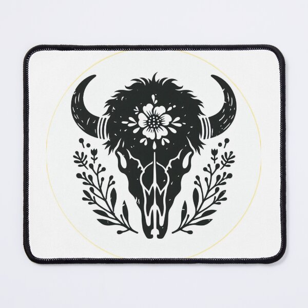 Item preview, Buffalo skull designed and sold by Wild-way Art.