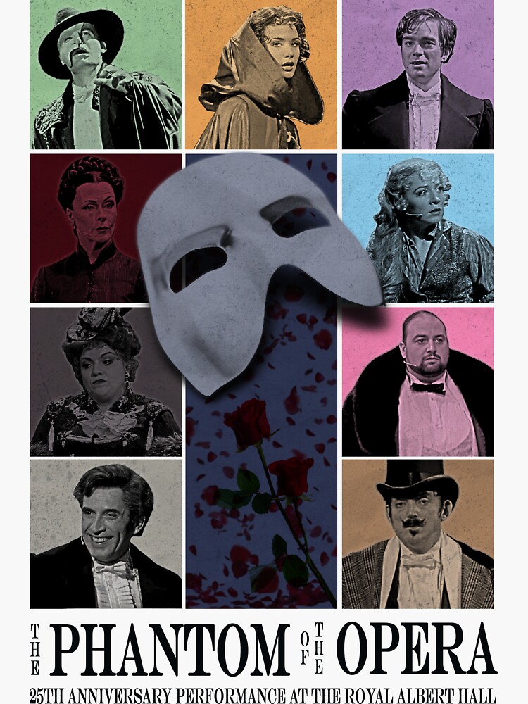 The Phantom of the Opera (25th anniversary) poster