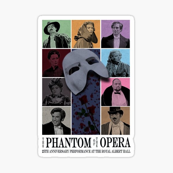 Item preview, The Phantom of the Opera (25th anniversary) poster designed and sold by NoctiferShop.