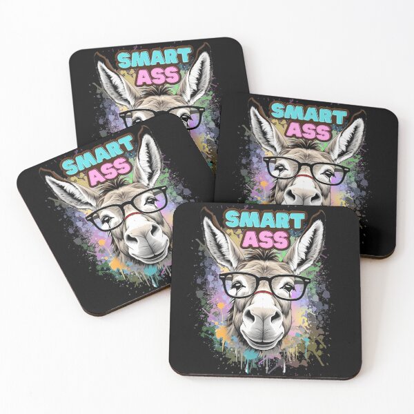 Item preview, Funny Smart Ass Donkey Glasses designed and sold by Paula Helit.