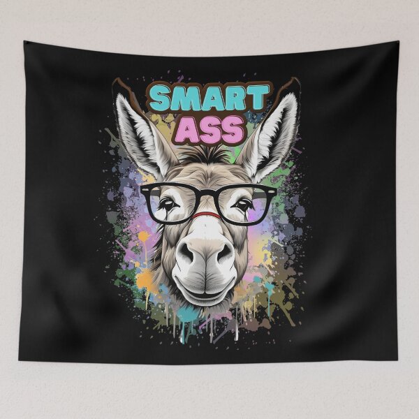 Item preview, Funny Smart Ass Donkey Glasses designed and sold by Paula Helit.