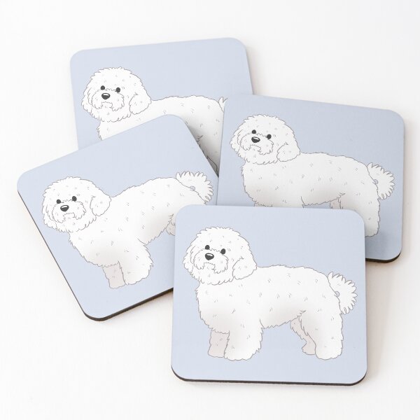 Item preview, Cute Bolognese dog art designed and sold by Yaragold.