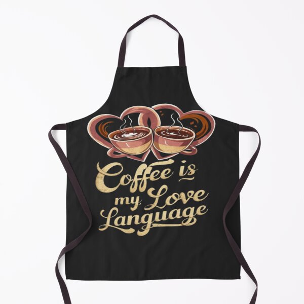 Item preview, Coffee Love Language Hearts Illustration - Vintage Affection Design designed and sold by DesigntshirtWB.