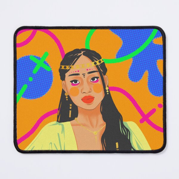 Item preview, Afro art Young girl locks Queen designed and sold by PauletteArt.