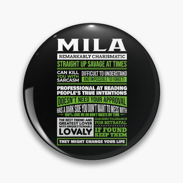 Item preview, Mila Girl Name Definition designed and sold by Share-me.
