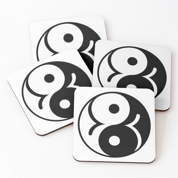 Item preview, Ying And Yang funny sticker  designed and sold by HelloWoord.