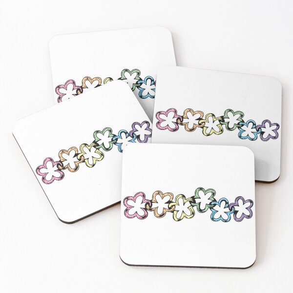 Item preview, Rainbow Daisy Chain | Pastels designed and sold by rassroft.
