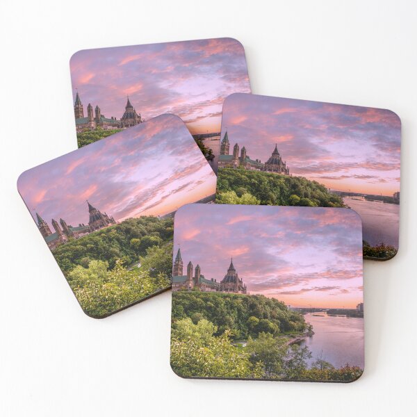 Item preview, Canadian Parliament Over Ottawa River at Sunset designed and sold by jrtwynam.