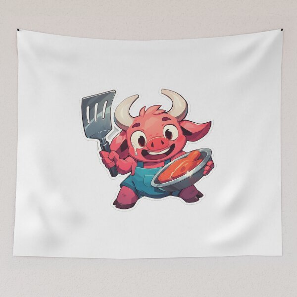 Item preview, Little Bull Grilling designed and sold by StickySparkle.