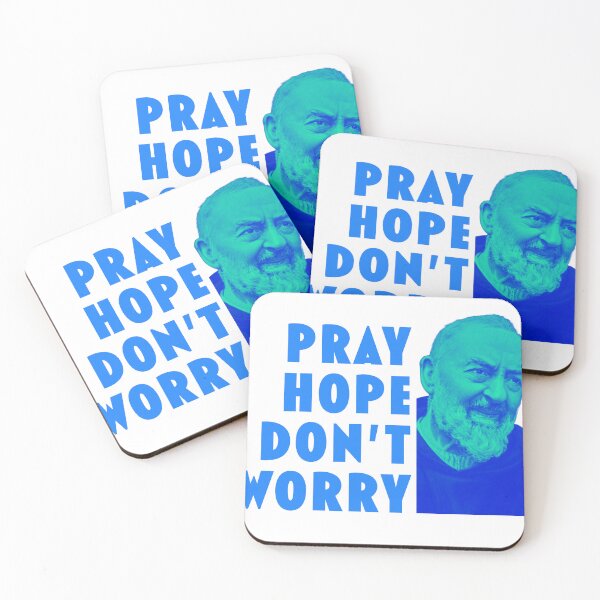 Item preview, Blue Padre Pio designed and sold by Ksolom01.
