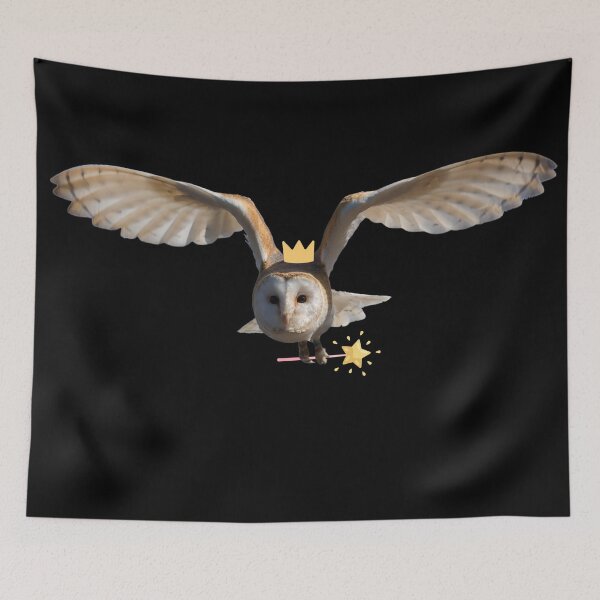 Item preview, Queenie barn owl to the rescue designed and sold by snowyowls.