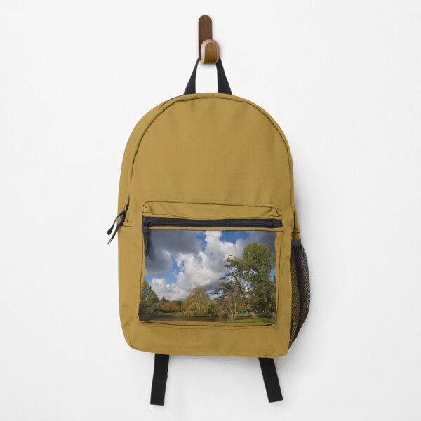 Item preview, Autumn Splendor: Vondelpark Pond on a Sunny Fall Day in Amsterdam designed and sold by InbalTurShalom.