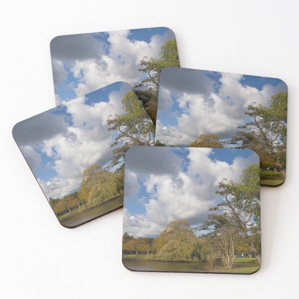 Item preview, Autumn Splendor: Vondelpark Pond on a Sunny Fall Day in Amsterdam designed and sold by InbalTurShalom.