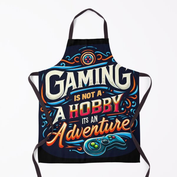 Item preview, Gaming Is Not a Hobby It's an Adventure, typography designed and sold by maxmaj.