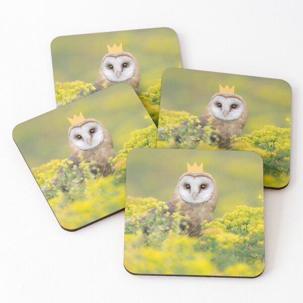 Item preview, Barn owl queen designed and sold by snowyowls.