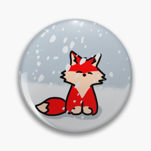 Item preview, Cute Fox in the snow designed and sold by PaintedDolphin.