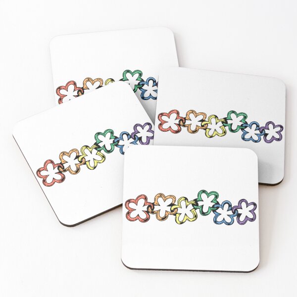 Item preview, Rainbow Daisy Chain | Brights | Pride designed and sold by rassroft.