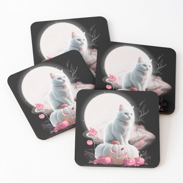 Item preview, A Pink and White Halloween designed and sold by PurrfectLuv.