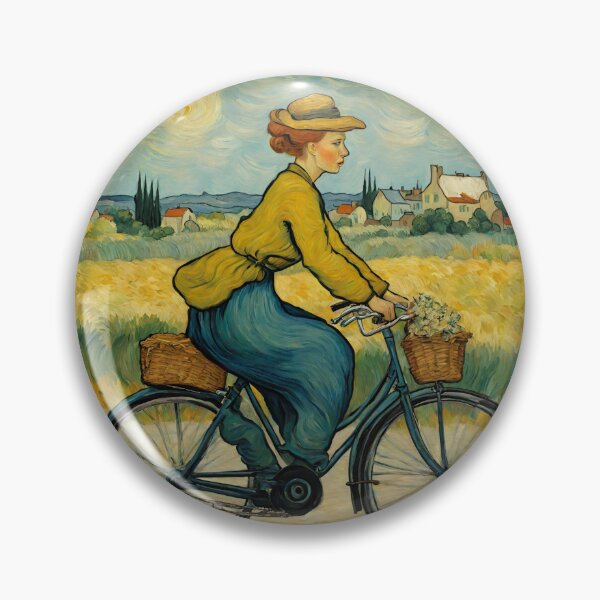 Item preview, Lady on a bycycle 1 designed and sold by rtipping2001.