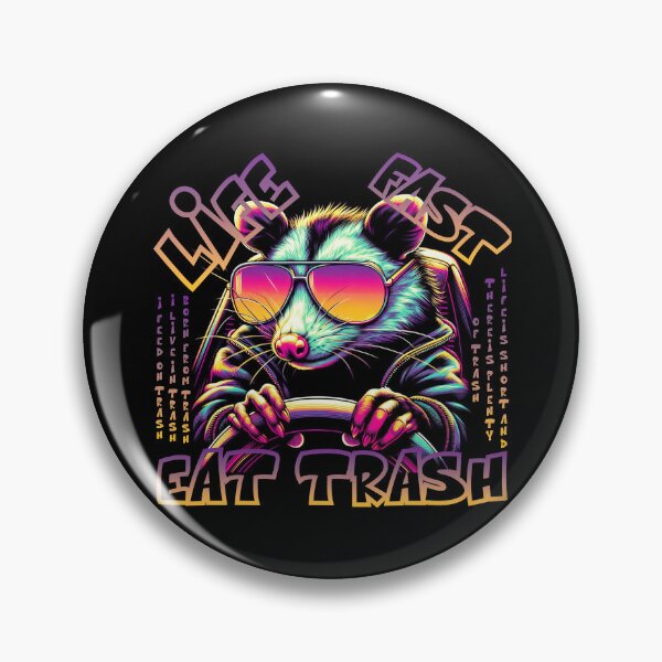 Item preview, Live Fast! Eat Trash! designed and sold by Echonn.