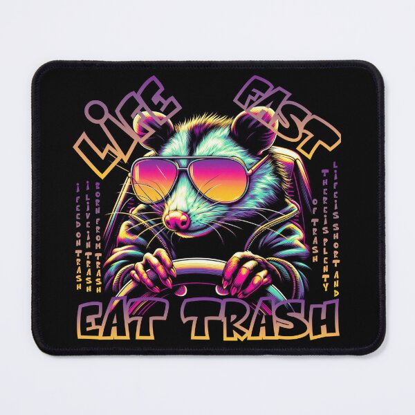 Item preview, Live Fast! Eat Trash! designed and sold by Echonn.
