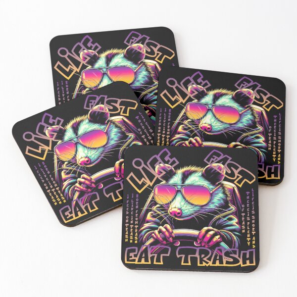Item preview, Live Fast! Eat Trash! designed and sold by Echonn.