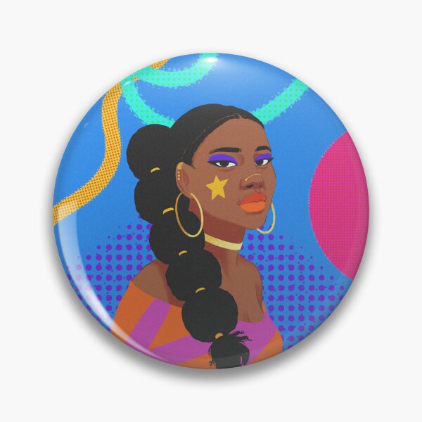 Artikelvorschau, Afro-Kunstfrisur Junges Mädchen entworfen und verkauft von PauletteArt.